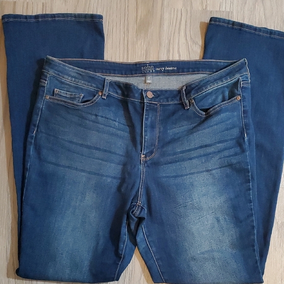 Soho Denim - Soho Blue Jeans with Classic Indigo Wash Size 18 Tall